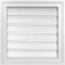 Ekena Millwork Vertical Surface Mount PVC Gable Vent: Functional, w/ 2"W x 1-1/2"P Brickmould Frame, 20"W x 20"H GVPVE20X2002SF - alternate 1
